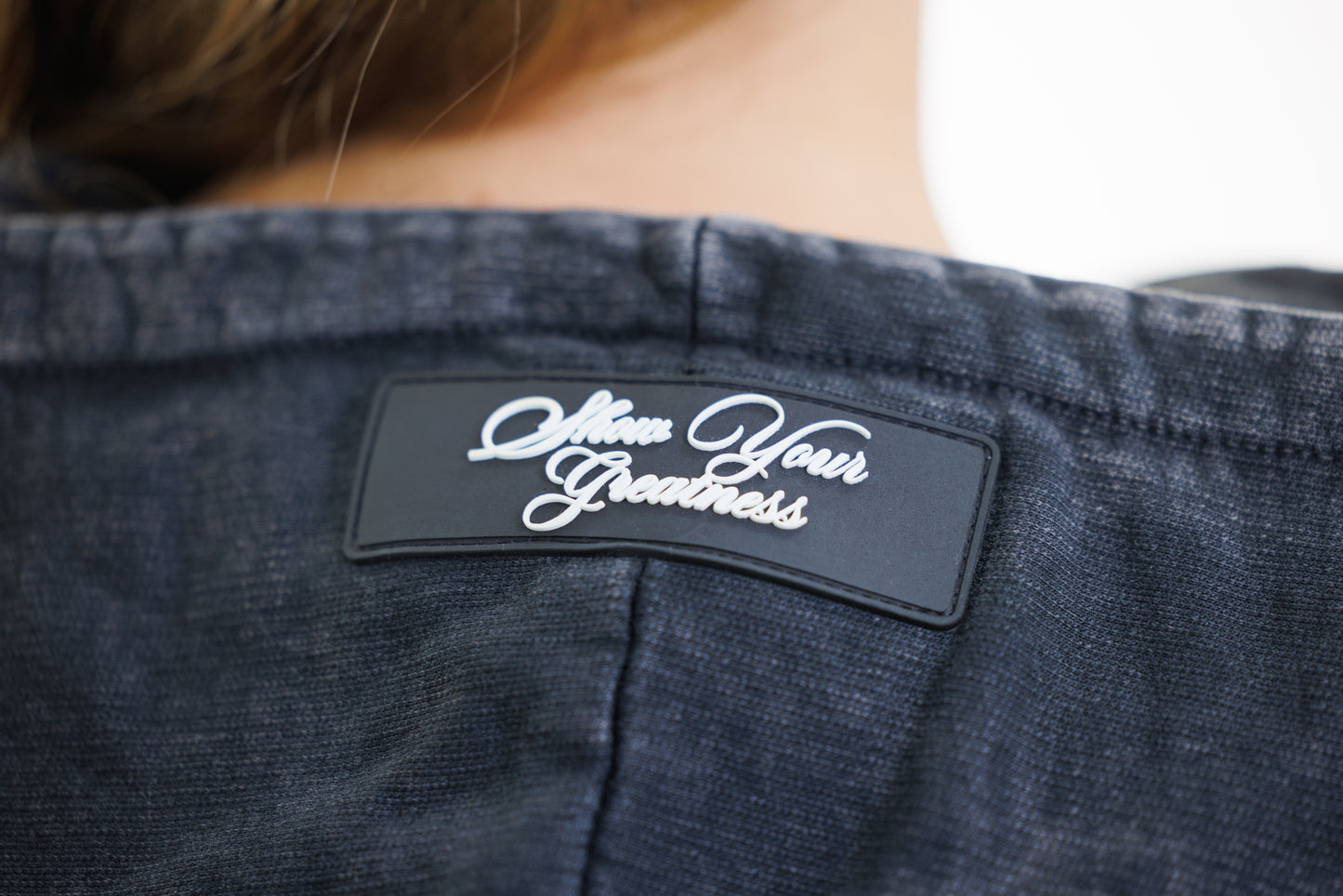 Hoodie Unbroken Classic - Black Acid Wash - Women