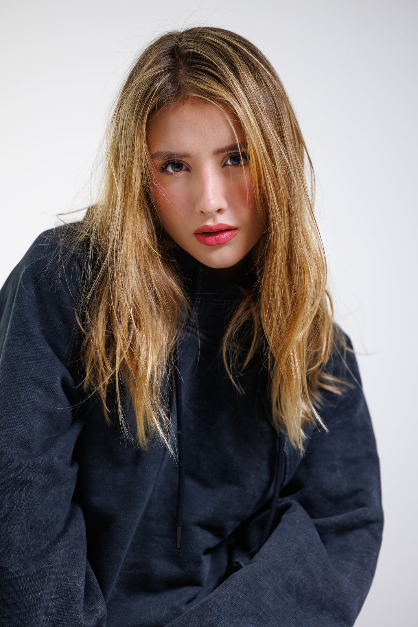 Hoodie Unbroken Classic - Black Acid Wash - Women