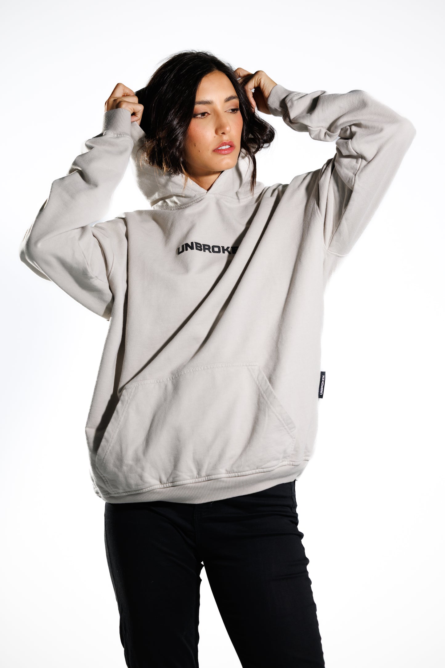 Hoodie 305 gramos Classic: 100% Algodón peruano - Beige - Chompa