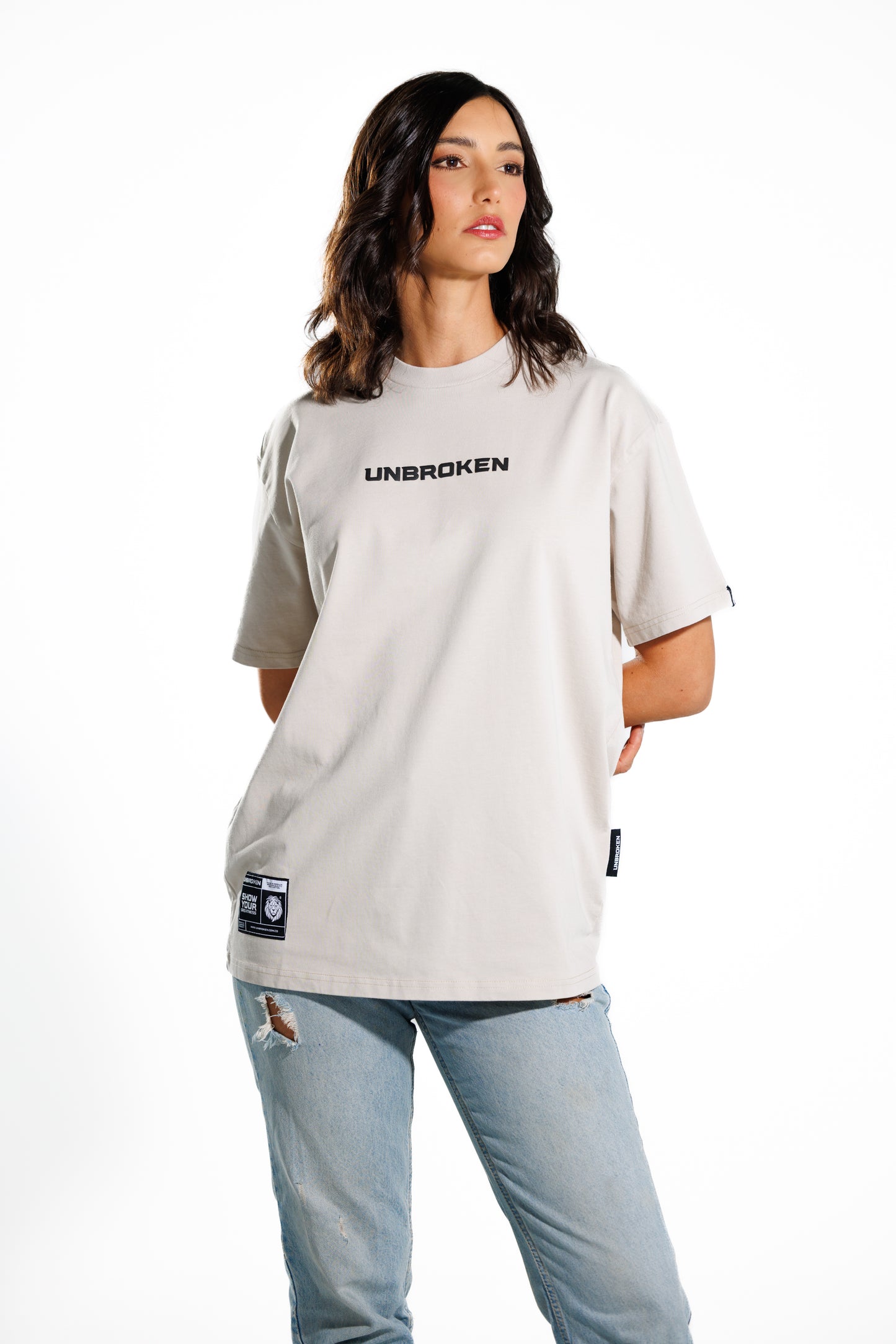 Camiseta Classic 200 gramos Semi-Oversize: Más que un básico - Beige