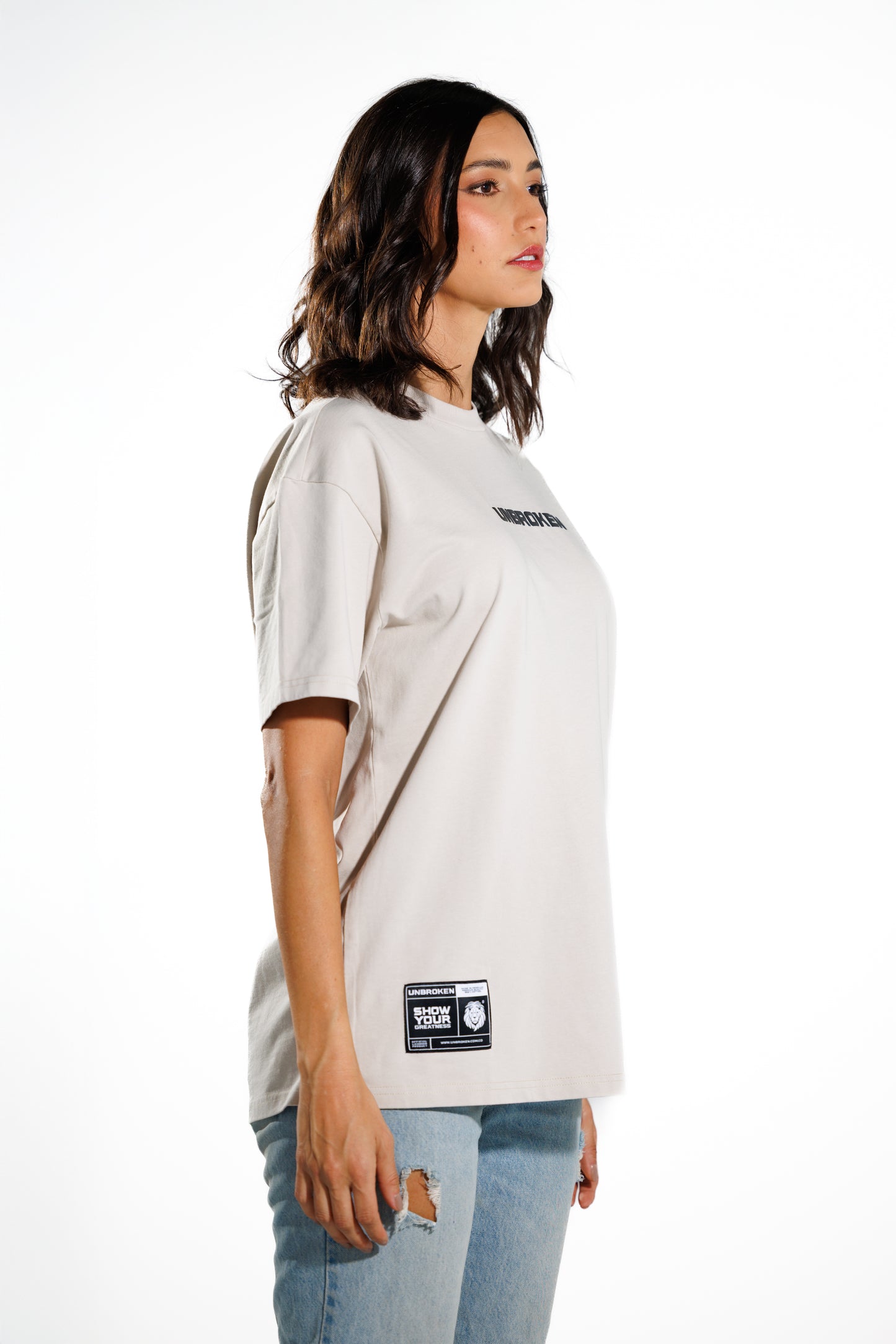 Camiseta Classic 200 gramos Semi-Oversize: Más que un básico - Beige
