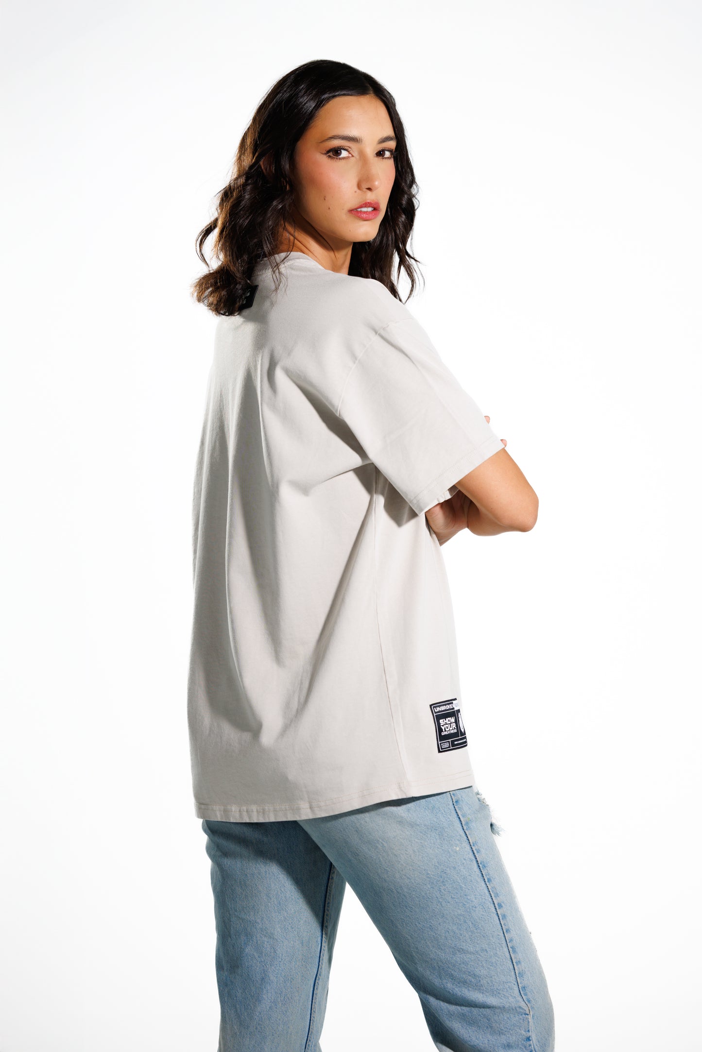 Camiseta Classic 200 gramos Semi-Oversize: Más que un básico - Beige