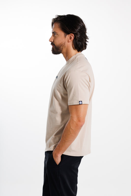 Camiseta Classic 200 gramos Semi-oversize: Más que un básico - Beige