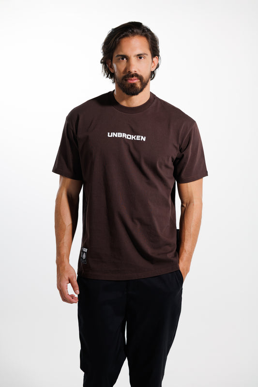 Camiseta Classic 250 gramos Semi-Oversize: Más que un básico -Dark brown