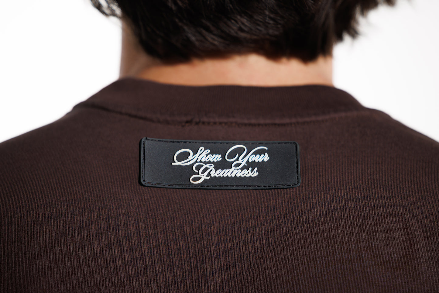Camiseta Classic 250 gramos Semi-Oversize: Más que un básico -Dark brown