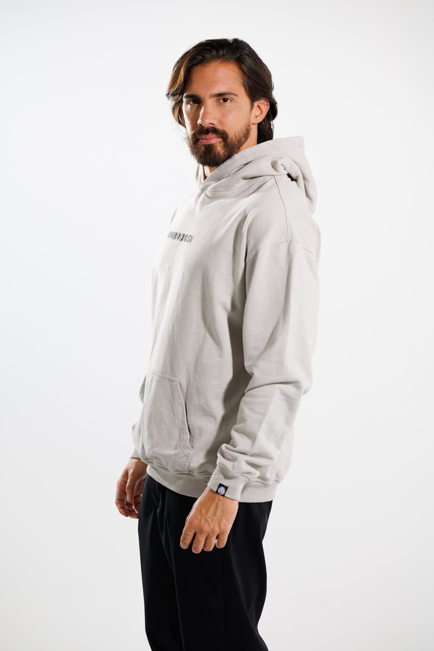 Hoodie 305 gramos Classic: 100% Algodón peruano -Beige