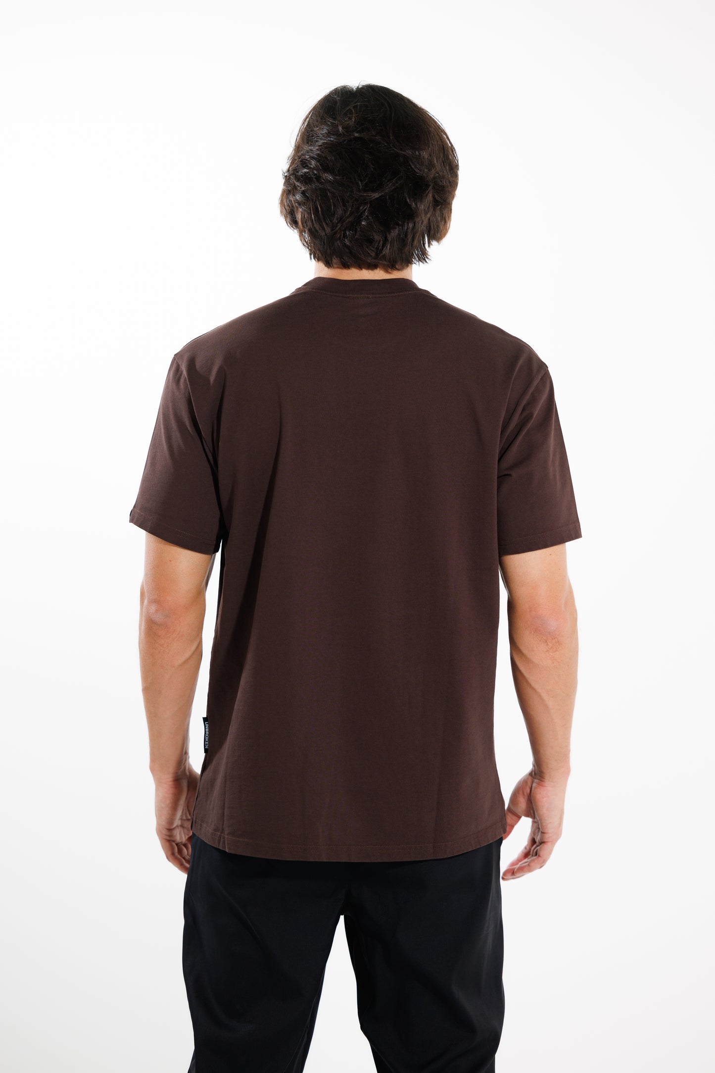 Camiseta Basic 250 gramos Semi-Oversize: Más que un básico - Dark brown