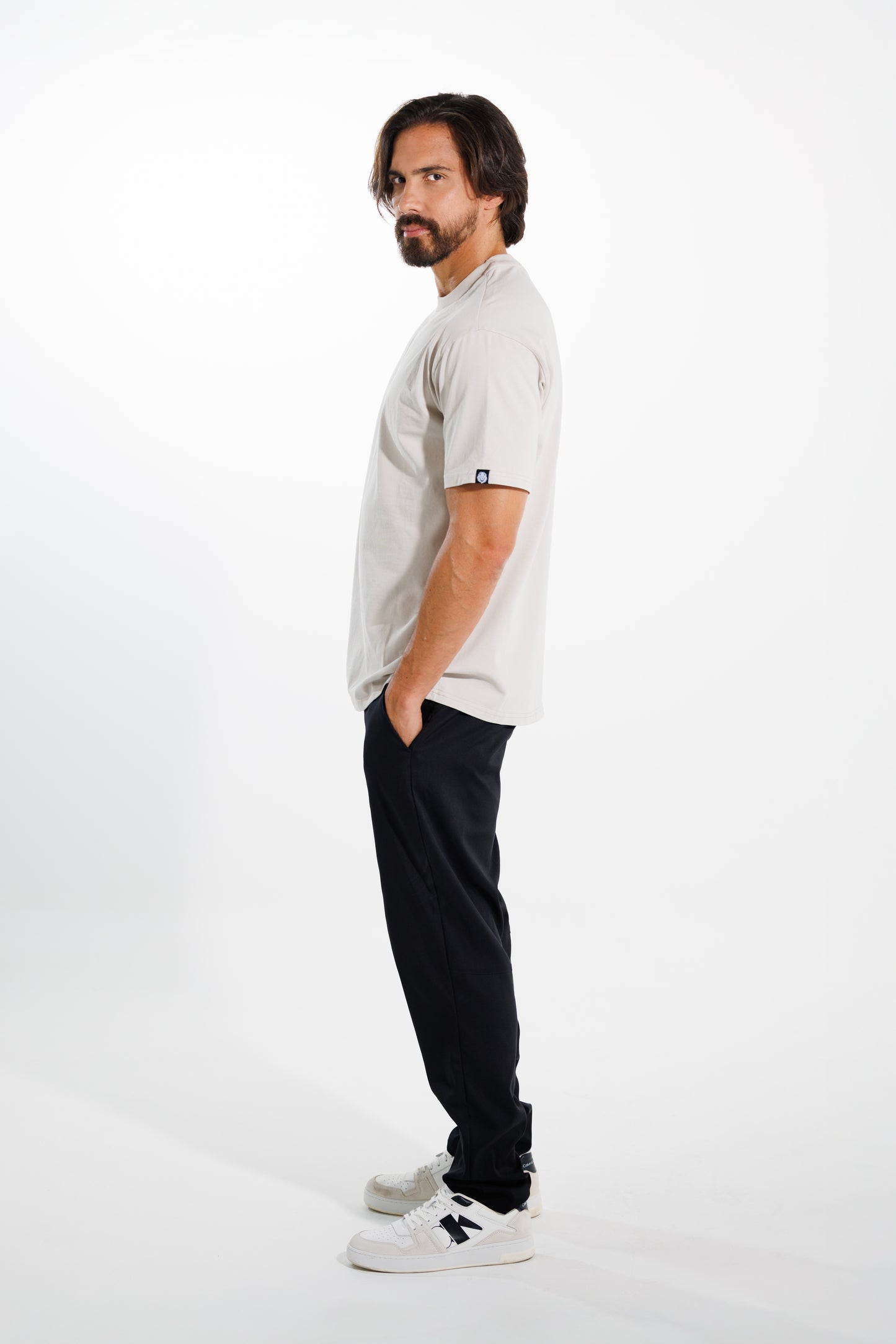 Camiseta Basic 250 gramos Semi-Oversize: Más que un básico - Beige