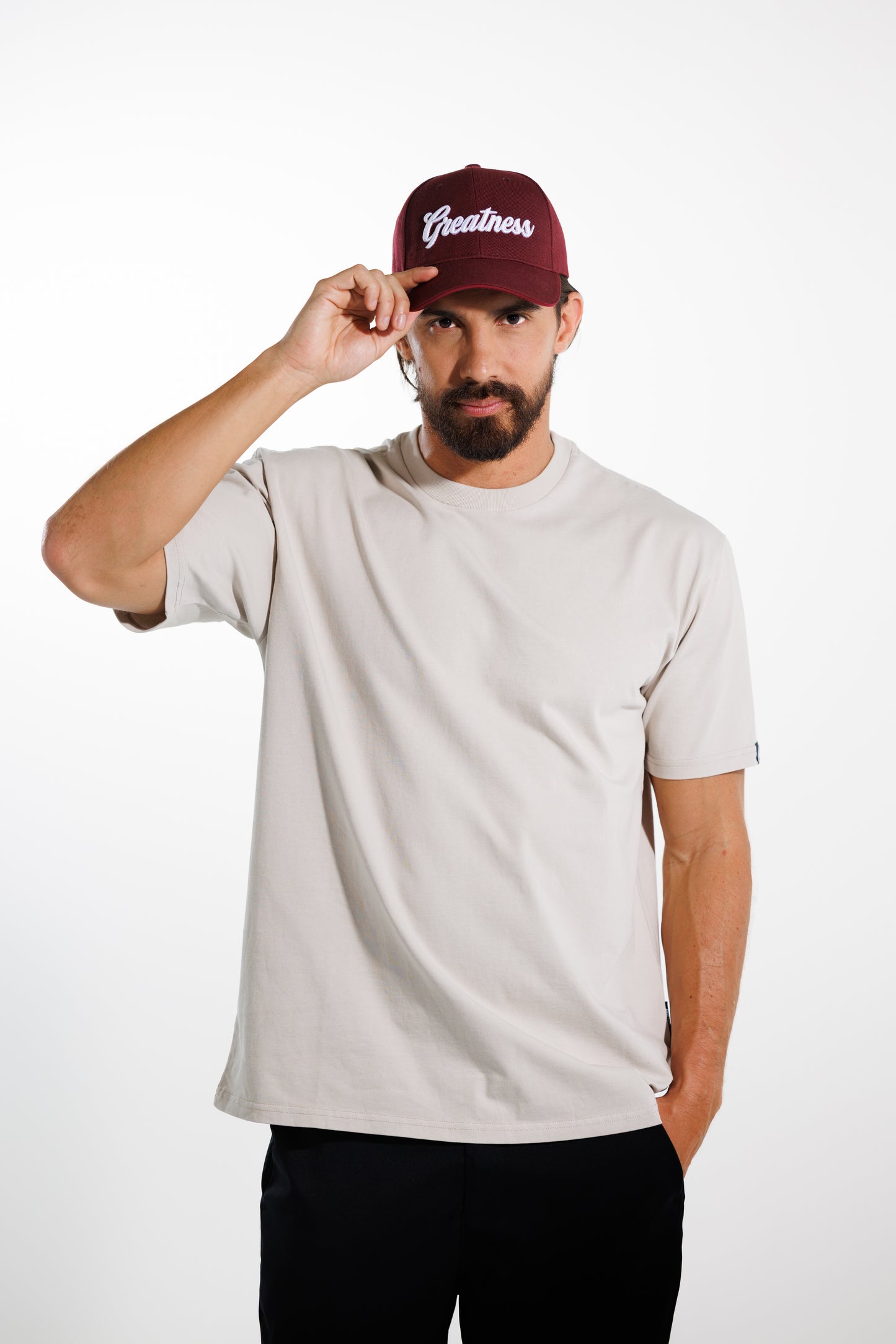 Camiseta Basic 250 gramos Semi-Oversize: Más que un básico - Beige