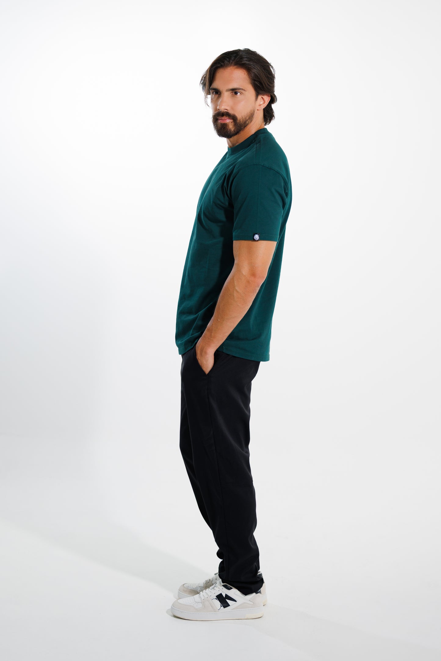 Camiseta Basic 190 gramos Semi-Oversize: Más que un básico - Green