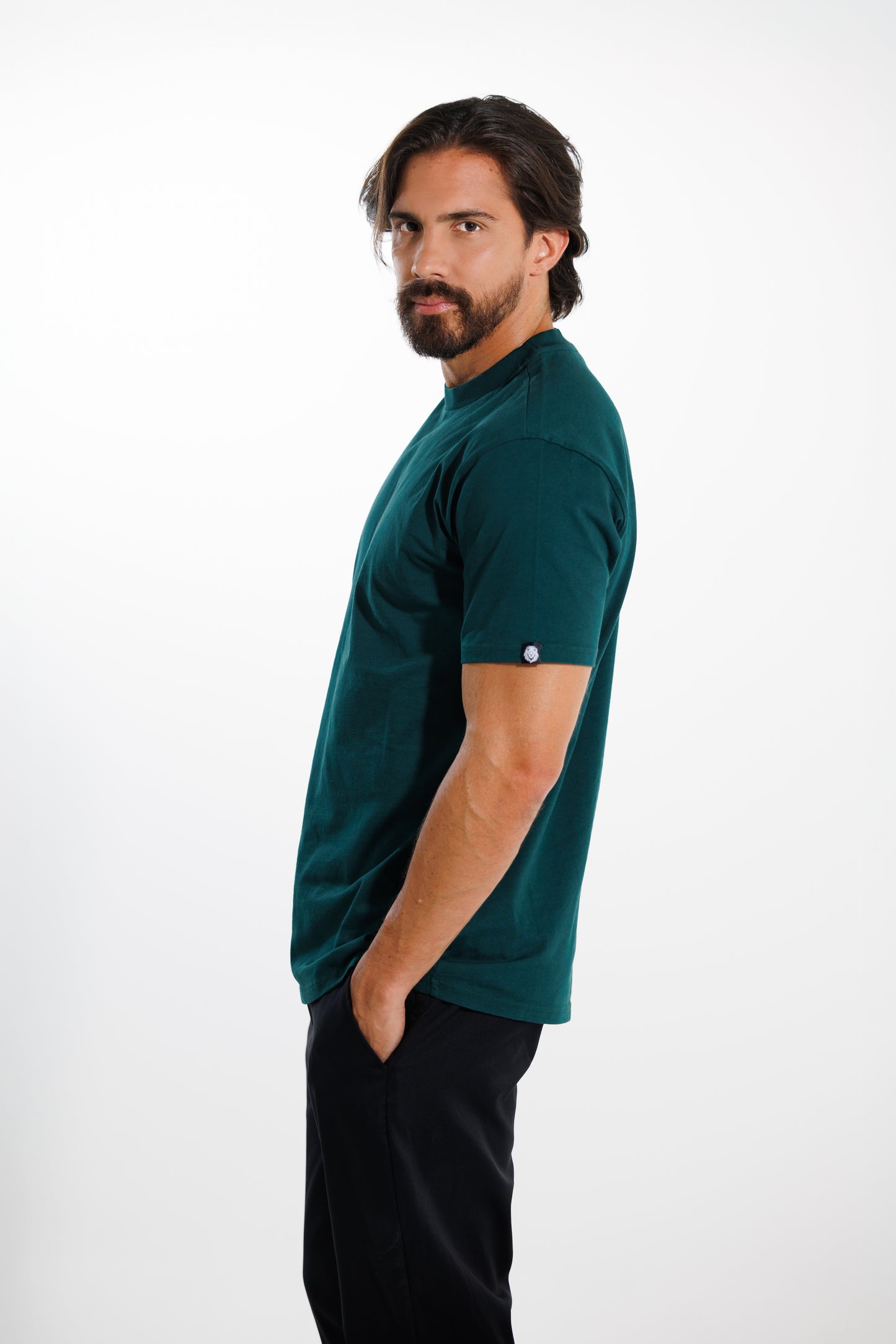 Camiseta Basic 190 gramos Semi-Oversize: Más que un básico - Green