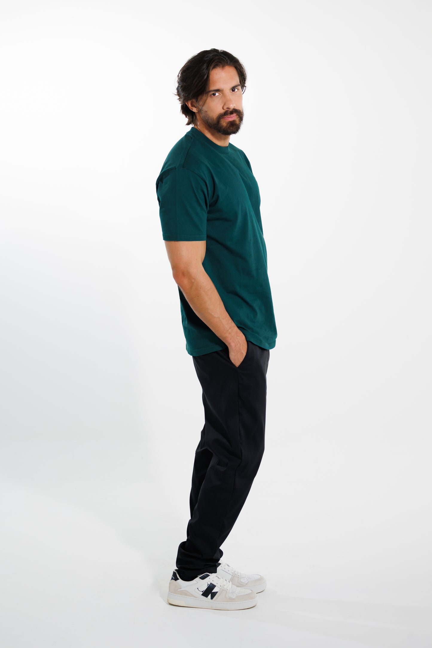 Camiseta Basic 190 gramos Semi-Oversize: Más que un básico - Green