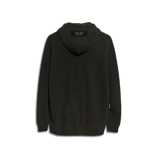 Hoodie Unbroken Classic - Black Acid Wash