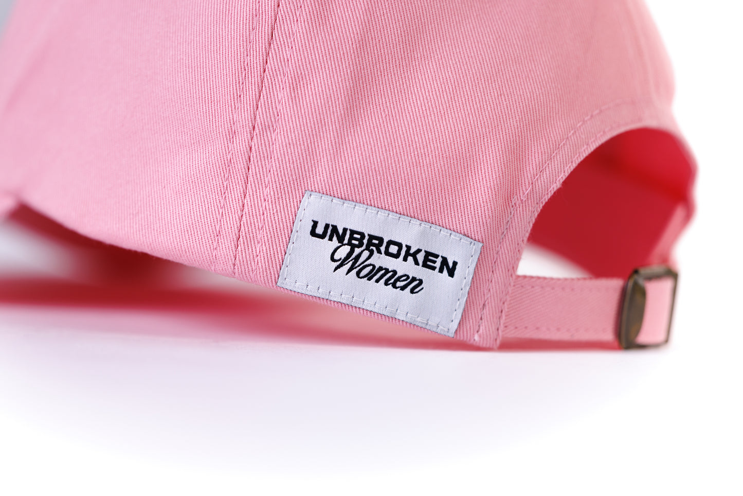 gorra - cap sin horma pink - detalle