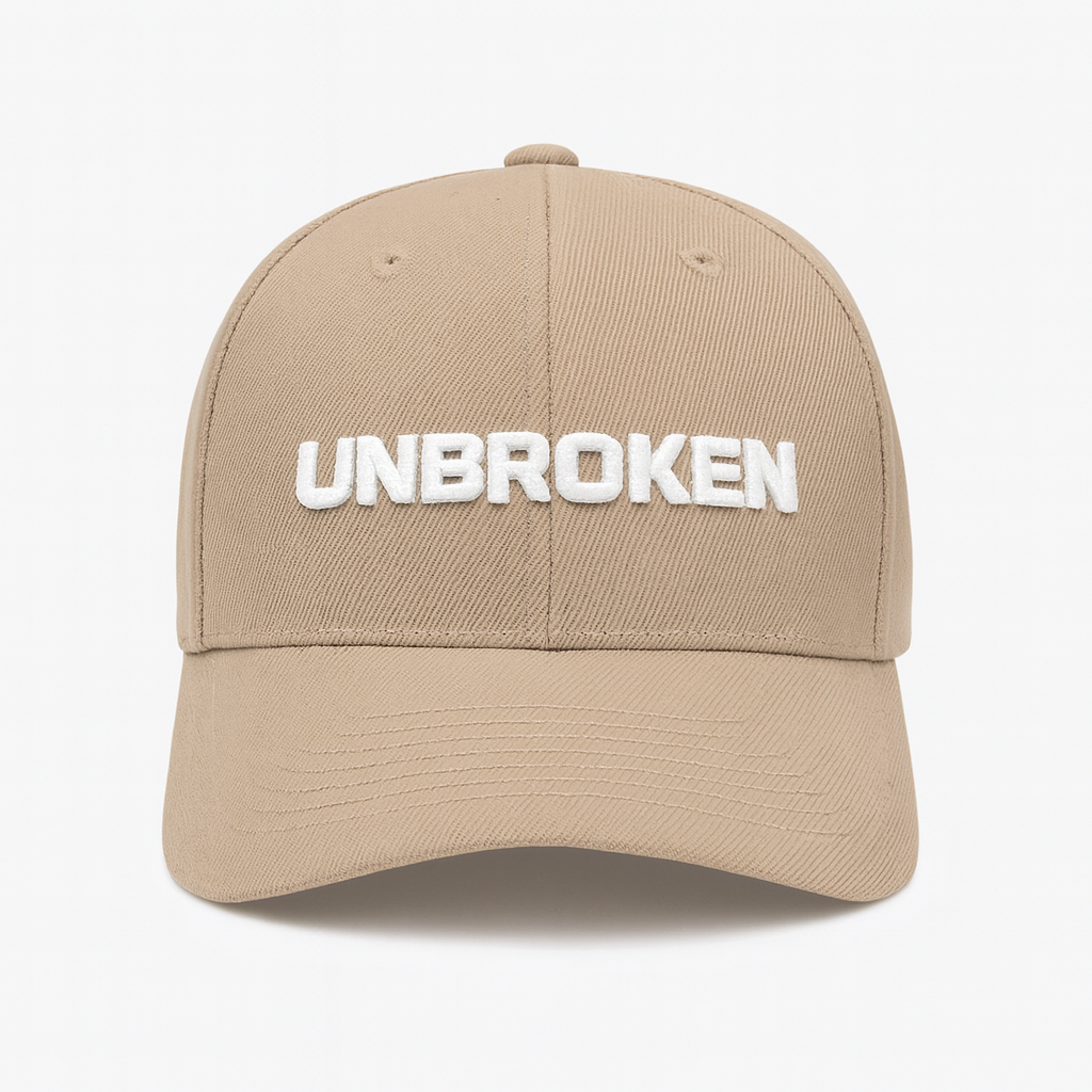 Beige Cap: UNBROKEN - MEN