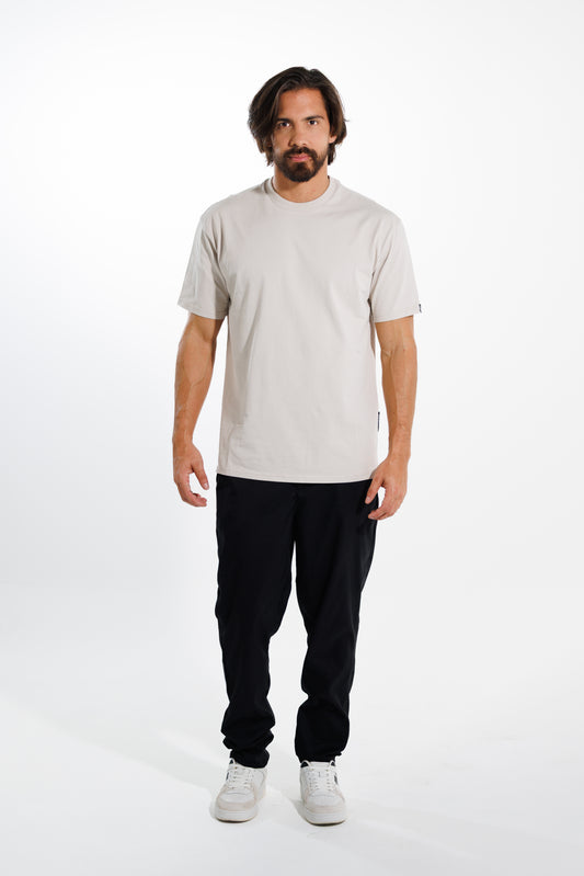 Camiseta Basic 250 gramos Semi-Oversize: Más que un básico - Beige
