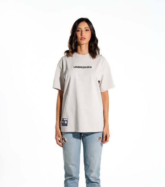 Camiseta Classic 200 gramos Semi-Oversize: Más que un básico - Beige 2