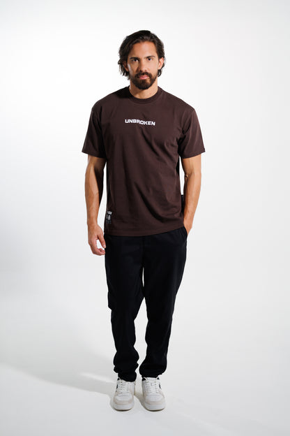 Camiseta Classic 250 gramos Semi-Oversize: Más que un básico -Dark brown