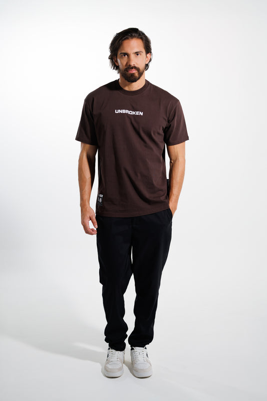 Camiseta Classic 250 gramos Semi-Oversize: Más que un básico -Dark brown