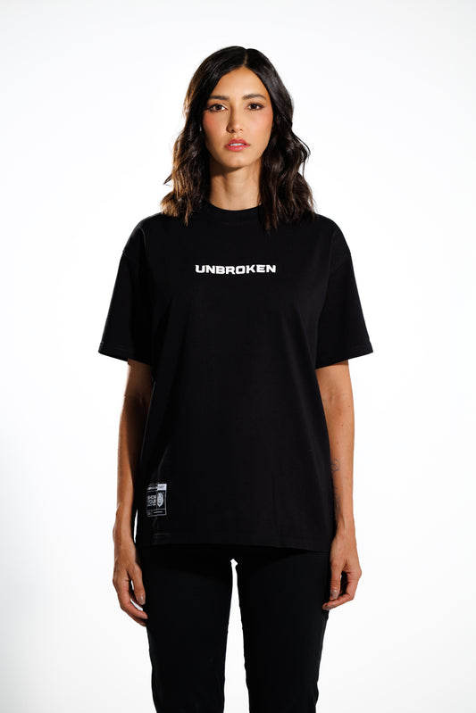 Camiseta Classic 250 gramos Semi-Oversize: Más que un básico - Black detalle