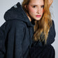 Hoodie Unbroken Classic - Black Acid Wash - Women