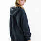 Hoodie Unbroken Classic - Black Acid Wash - Women