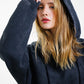 Hoodie Unbroken Classic - Black Acid Wash - Women