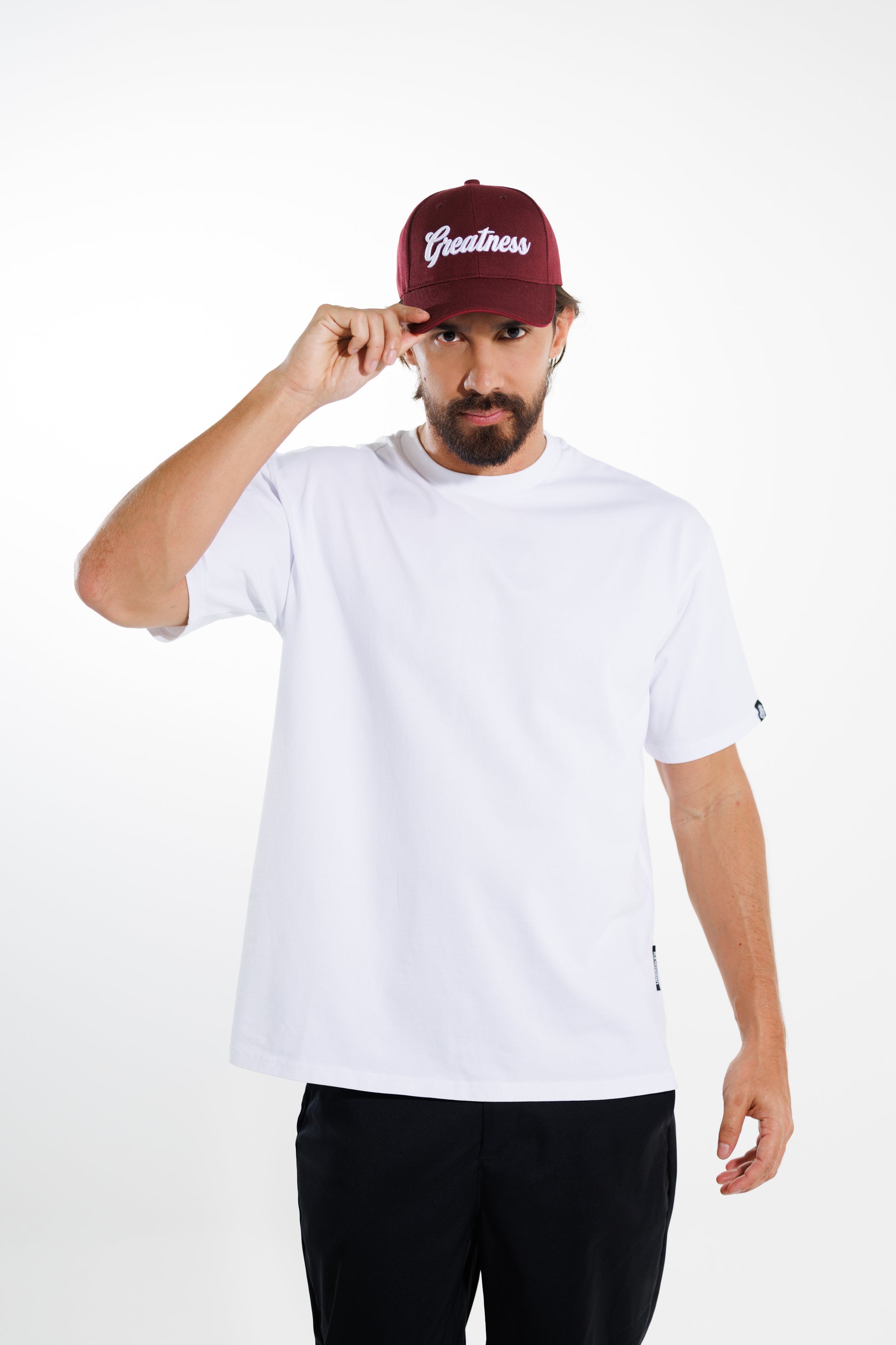 Gorra greatness red - detalle