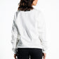 Hoodie - buso blanco mujer -espalda