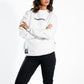 Hoodie - buso blanco mujer -lado