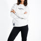 Hoodie - buso blanco mujer frente