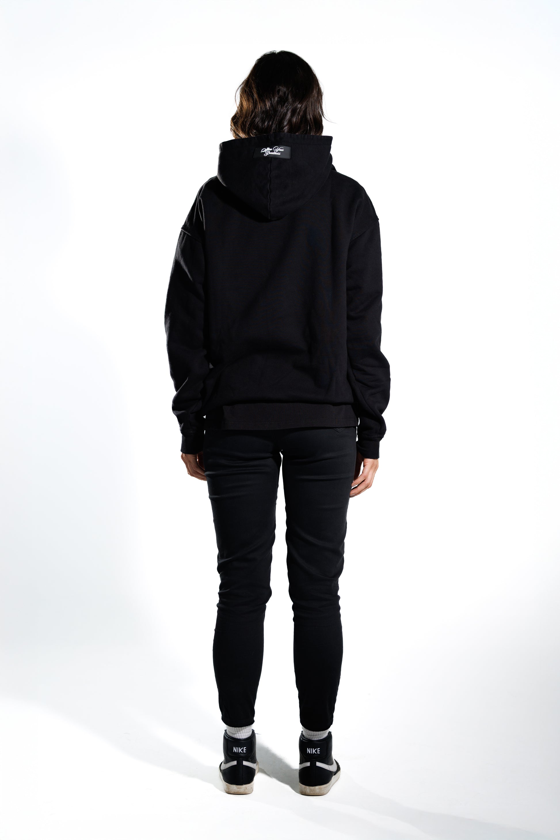 Hoodie 375 gramos: 100% Algodón peruano - espalda