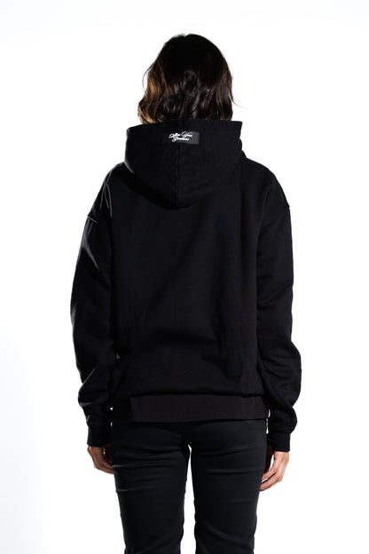 Hoodie 375 gramos: 100% Algodón peruano - espalda detalle