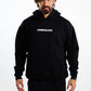 Hoodie 375 gramos Classic: 100% Algodón peruano - black frente