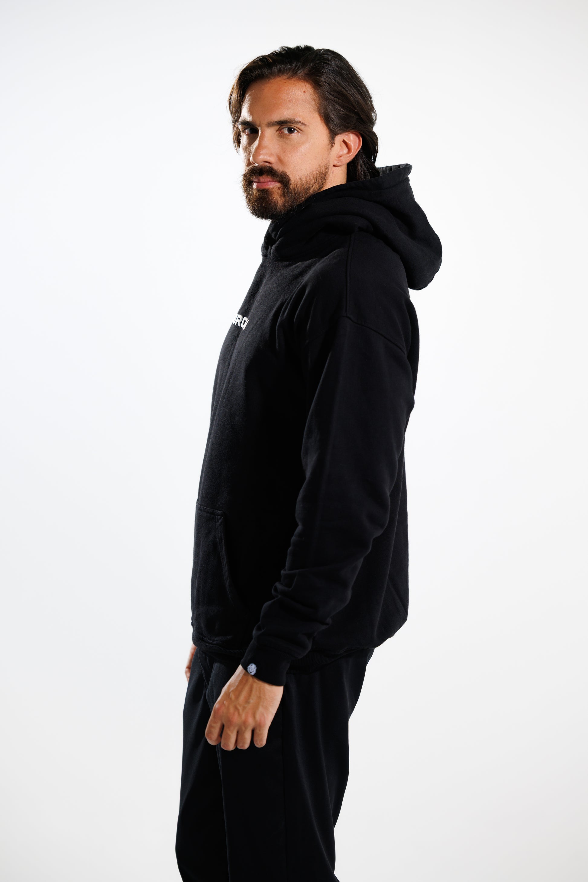 Hoodie 375 gramos Classic: 100% Algodón peruano - mirada