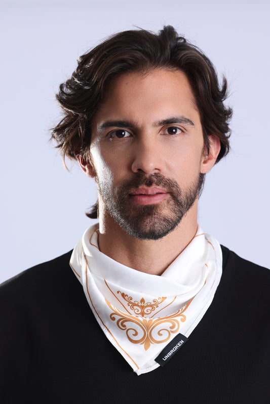 Pañoleta Unbroken NY Gold -White - Hombre