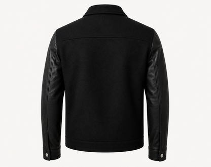 THE BLACK RESERVE #1 — LEATHER & WOOL JACKET