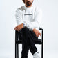 Hoodie 375 gramos voyage: 100% Algodón peruano - White