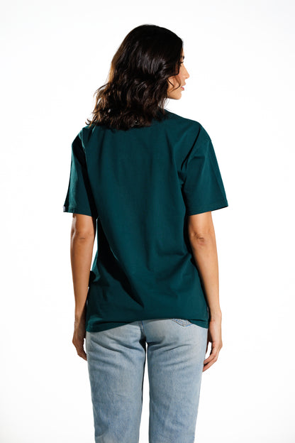 Camiseta Classic 190 gramos Semi-Oversize: Más que un básico - Green