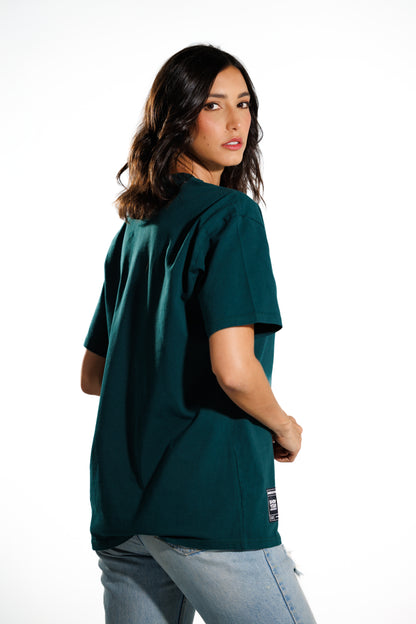 Camiseta Classic 190 gramos Semi-Oversize: Más que un básico - Green