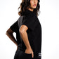 Camiseta Classic 250 gramos Semi-Oversize: Más que un básico - Black