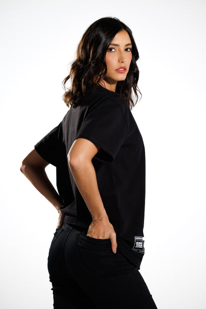 Camiseta Classic 250 gramos Semi-Oversize: Más que un básico - Black