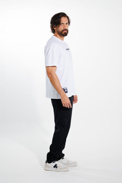 Camiseta Classic 190 gramos Semi-Oversize: Más que un básico - White