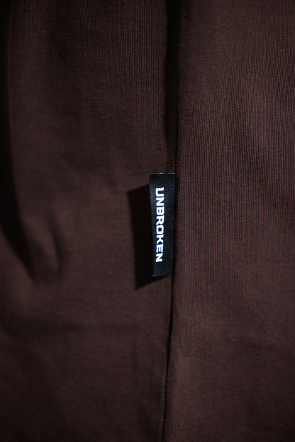Camiseta Classic 250 gramos Semi-Oversize: Más que un básico -Dark brown