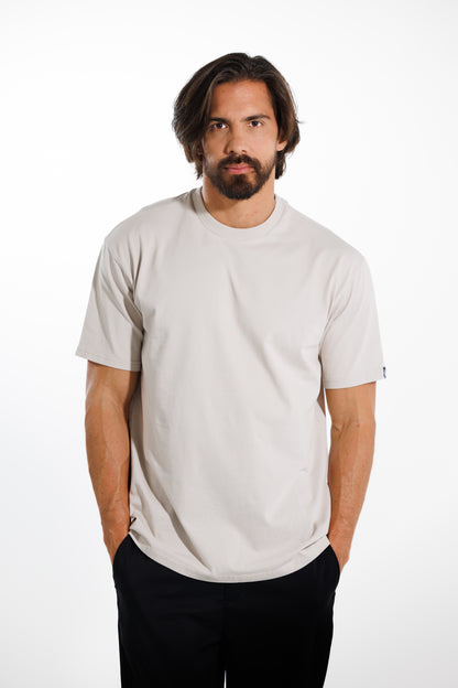 Camiseta Basic 250 gramos Semi-Oversize: Más que un básico - Beige