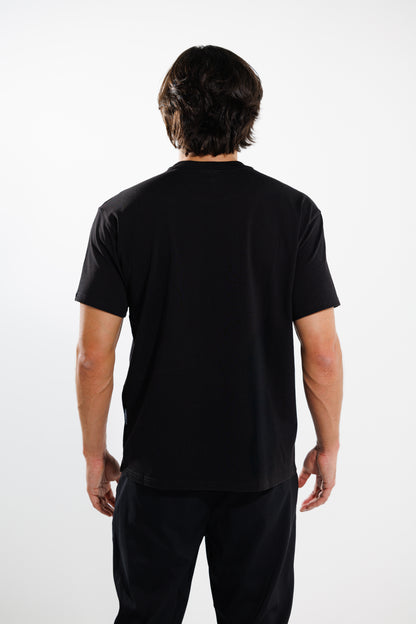 Camiseta Basic 220 gramos Semi-Oversize: Más que un básico - Black