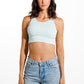 Top mujer menta