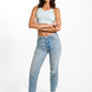 Top mujer menta frente frente