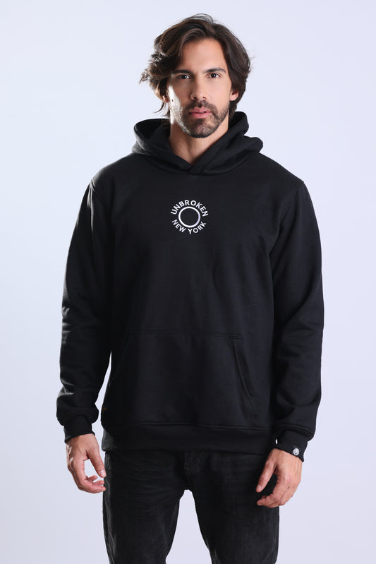 Hoodie Unbroken NY -375 Gramos - Hombre