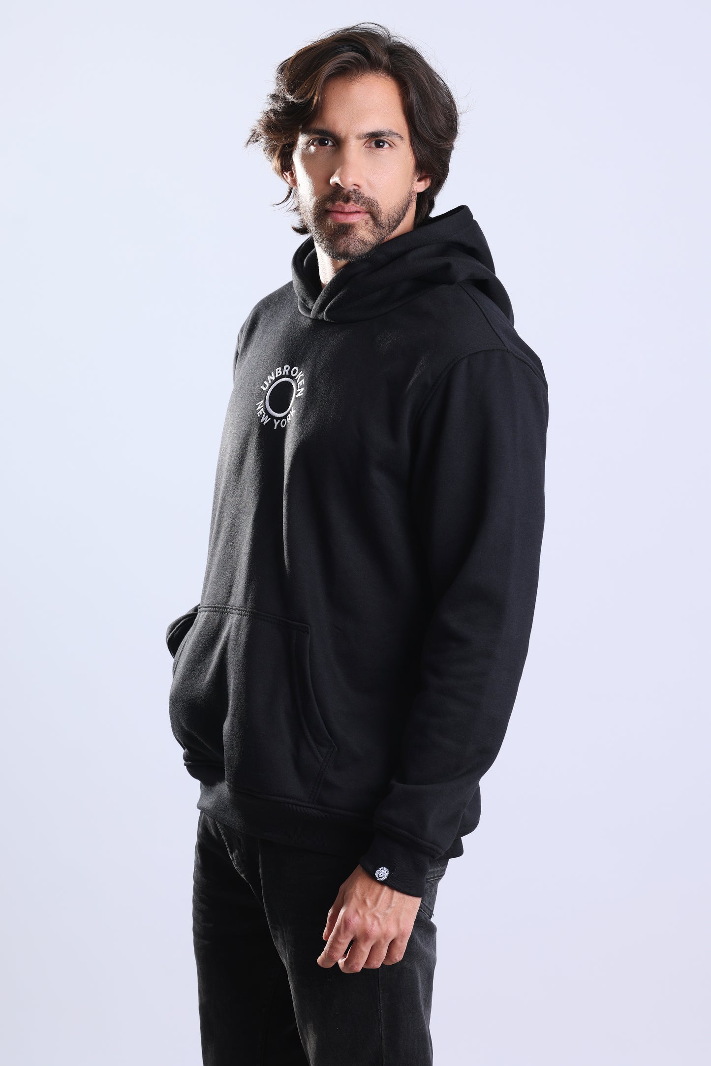 Hoodie Unbroken NY -375 Gramos - Hombre